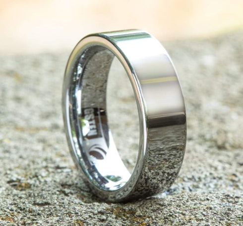 Benchmark Men's Wedding Bands 10 7mm Tungsten High Polish Wedding Band